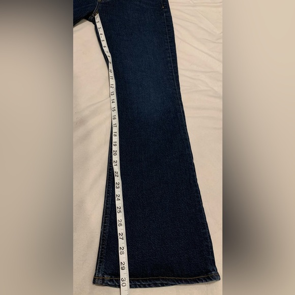 Agolde Nico High Rise Slim Boot size 31 Flare Dark Wash Button Fly NWT - Picture 16 of 16